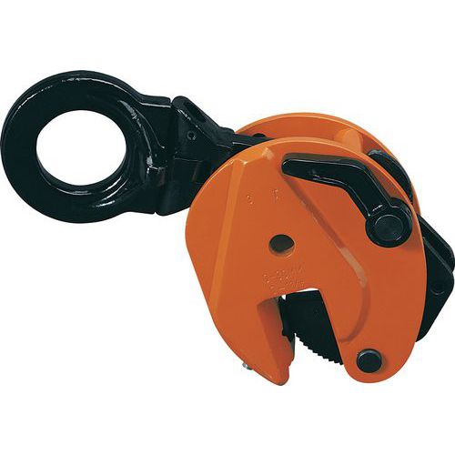 Zaciski z chwytem poziomym Stockman, siła zacisku 500–5000 kg - Zacisk z chwytem pionowym Stockman, siła zacisku 3000 kg, rozwartość 0–30 mm