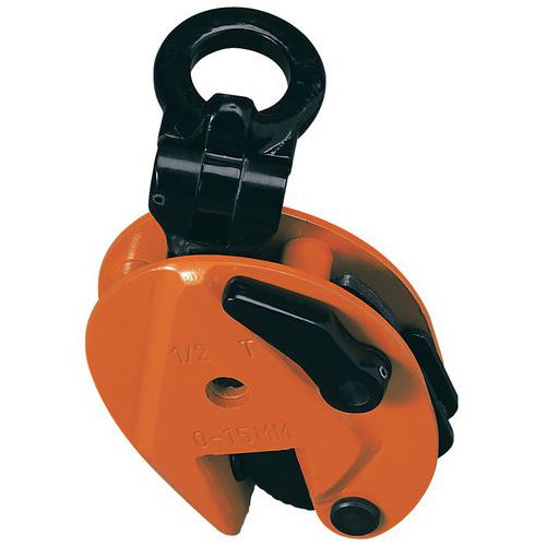 Zaciski z chwytem poziomym Stockman, siła zacisku 500–5000 kg - Zacisk z chwytem pionowym Stockman, siła zacisku 500 kg, rozwartość 0–15 mm