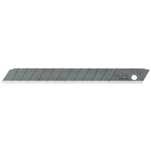 Wymienne ostrza tnące - Do modelu standardowego - Olfa - Wymienne ostrza tnące - Do modelu standardowego - Olfa, szerokość ostrza: 9 mm, 10 sztuk, kol