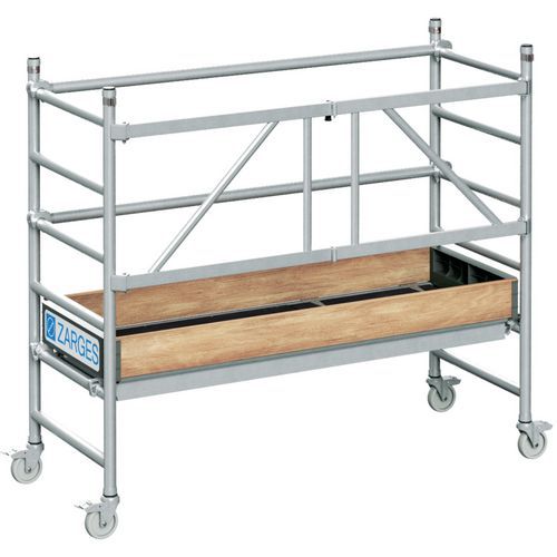 Rusztowanie jezdne aluminiowe Zarges PaxTower 1T - Rusztowanie jezdne aluminiowe Zarges PaxTower 1T, rozm. 1