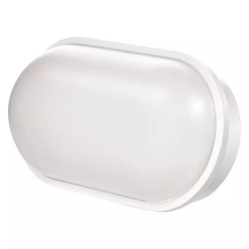 Plafoniera LED QARI, owalna, 20 W, neutralna biel, IP65