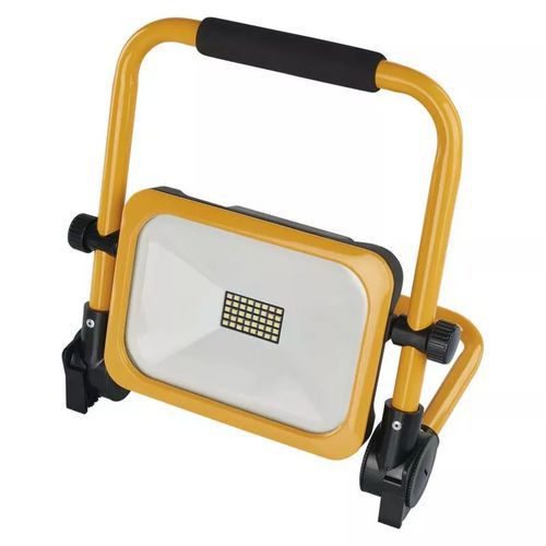 Przenośne reflektory LED ACCO, akumulatorowe, zimna biel - Przenośny reflektor LED ACCO, akumulatorowy, zimna biel, 20 W