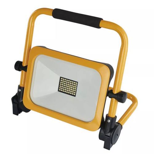 Przenośne reflektory LED ACCO, akumulatorowe, zimna biel - Przenośny reflektor LED ACCO, akumulatorowy, zimna biel, 30 W
