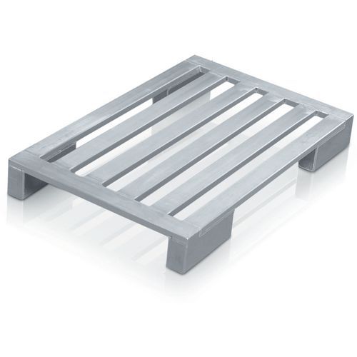 Aluminiowa paleta z długimi stopami Zarges, 120 x 80 x 15 cm