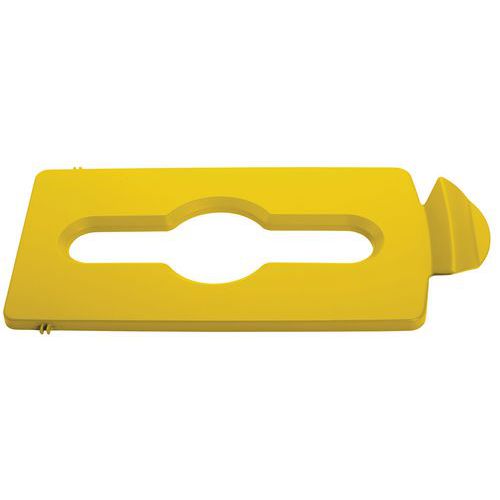 Pokrywa na odpady zmieszane Slim Jim_Rubbermaid - Pokrywa na odpady zmieszane Slim Jim żółta