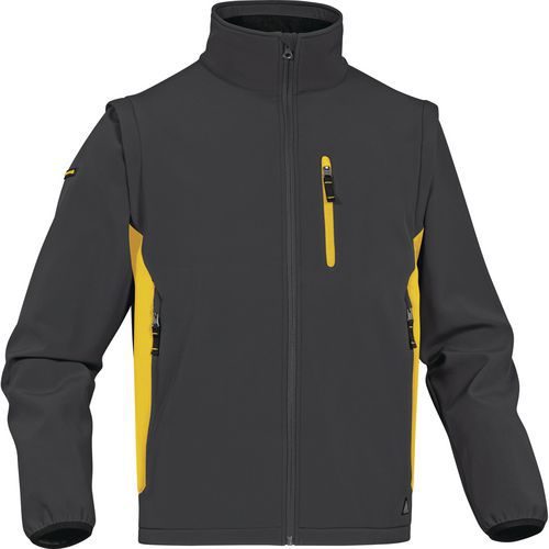Kurtki softshellowe MYSEN2 z odpinanymi rękawami - Kurtka softshell MYSEN2 z odpinanymi rękawami, rozmiar XXXL