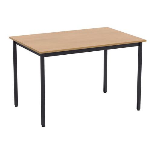 Stoły do jadalni Perfecta - Stół do jadalni Perfecta, 120x80 buk/czarny