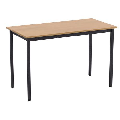 Stoły wielofunkcyjne Perfecta o wymiarach 120 x 60 cm - Uniwersalny stół Perfecta, 120 x 60 cm, buk/czarny