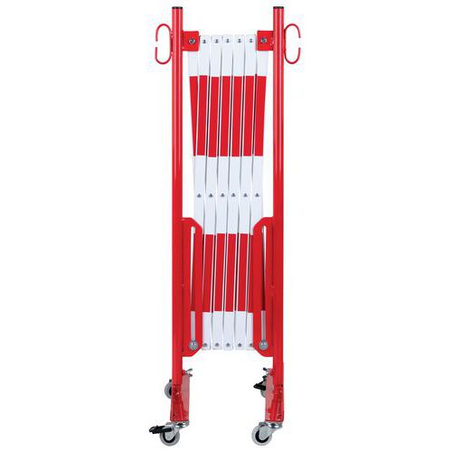 Metalowe barierki mobilne Dancop, składane - Metalowa barierka mobilna Dancop, składana, długość 360 cm