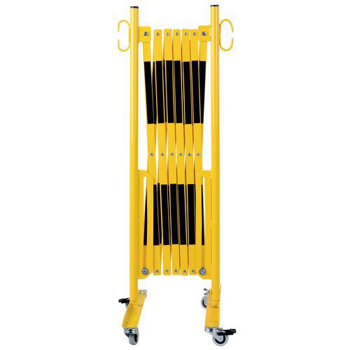 Metalowe barierki mobilne Dancop, składane - Metalowa barierka mobilna Dancop, składana, długość 360 cm