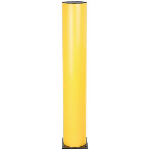 Plastikowe słupki odgradzające Dancop d-flexx, żółte - Plastikowy słupek odgradzający Dancop, d-flexx, żółty, wysokość 120 cm
