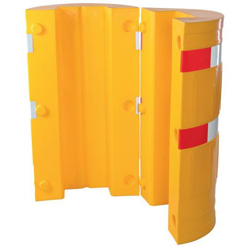 Plastikowe osłony słupów Crash Stop - Plastikowa osłona słupów Crash Stop, wymiary słupa 26 x 26 cm