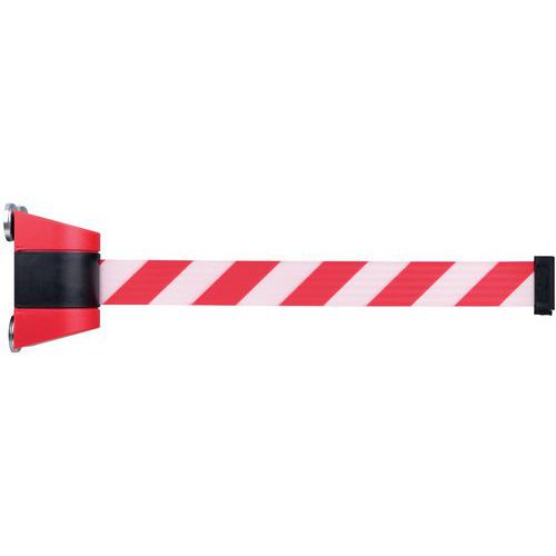 Uchwyty ścienne z pasem Dancop 4,6 m - Uchwyt ścienny z pasem Dancop 4,6 m, czerwono-biały
