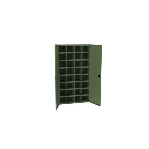 Szafy warsztatowe metalowe z przegródkami SFR322, 180 x 100 x 53 cm - Metalowa szafa warsztatowa z przegródkami SFR322, 180 x 100 x 53 cm zielona