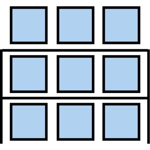 Regały paletowe - Regał paletowy Cell, podstawowy, 210,6 x 270 x 75 cm, 3200 kg, 2 poziomy, niebieski