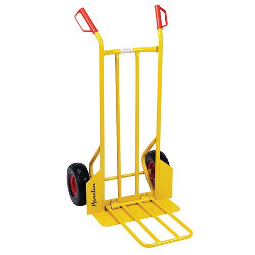 Pochylany wózek transportowy z oponami bezdętkowymi, do 250 kg