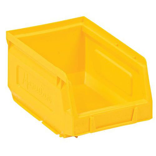 Skrzynki plastikowe Manutan Expert 8,3 x 10,3 x 16,5 cm - Pojemnik plastikowy Manutan Expert 8,3 x 10,3 x 16,5 cm, żółty
