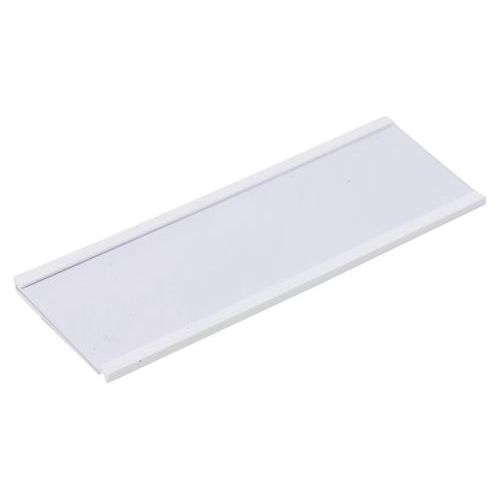 Uchwyty etykiet na regały, samoprzylepne - Uchwyt etykiet na regały, samoprzylepny, 30 x 80 mm