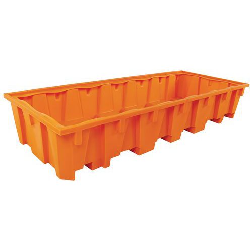 Plastikowa wanna ociekowa Manutan Expert, pojemność 1650 l - Plastikowa wanna ociekowa Manutan Expert, pojemność 1650 l, bez rusztu