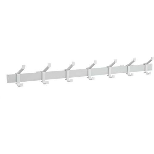 Aluminiowe wieszaki ścienne Gardelux - Aluminiowy wieszak ścienny Gardelux, szerokość 105 cm
