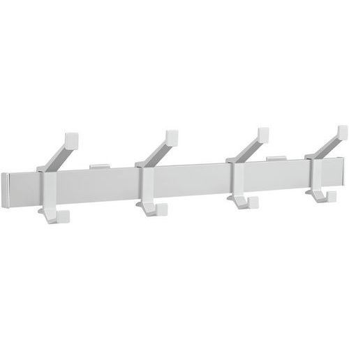 Aluminiowe wieszaki ścienne Gardelux - Aluminiowy wieszak ścienny Gardelux, szerokość 57 cm