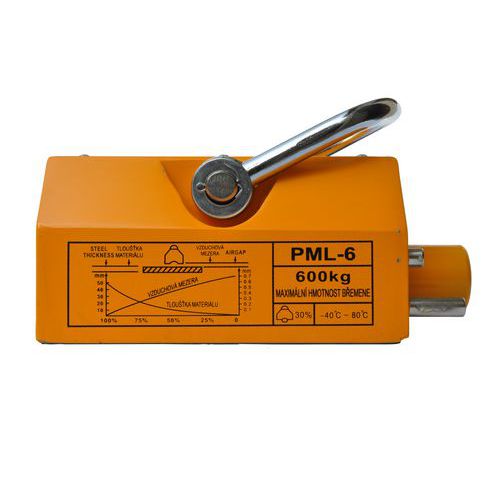 Uchwyt magnetyczny PML6, do 600 kg Uchwyt magnetyczny PML6, do 600 kg