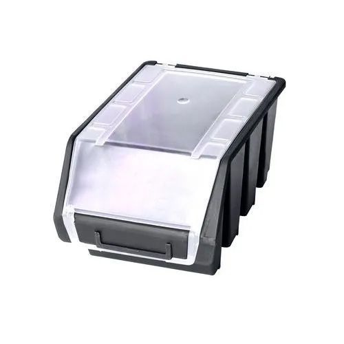 Plastikowe pojemniki Ergobox 3 Plus 12,6 x 17 x 23,5 cm - Plastikowy pojemnik Ergobox 3 Plus 12,6 x 17 x 23,5 cm, czarny