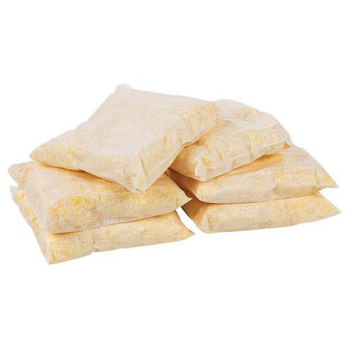 Poduszki sorpcyjne chemiczne, pojemność wchłaniania 57–78 l - Poduszka sorpcyjna, chemiczna, pojemność wchłaniania 57 l, 25 x 25 cm
