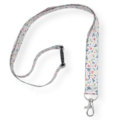 Smycze Avery Motif z karabińczykiem, 10 szt. - Smycz Avery Motif z karabińczykiem, 10 szt., kwiaty