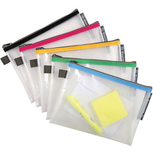 Teczki na dokumenty spakowane Exacompta, mix, 10 szt. - Teczka A5 spakowana Exacompta, mix, 10 szt.