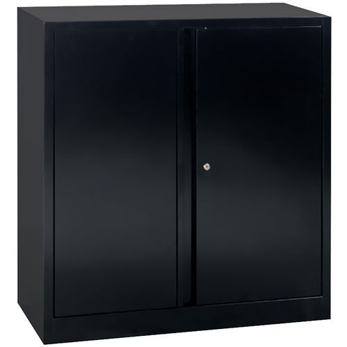 Niskie metalowe szafy aktowe Manutan Expert Steel, 100 x 120 x 42,3 cm - Niska metalowa szafa aktowa Manutan Expert Steel, 100 x 120 x 42,3 cm, antrac