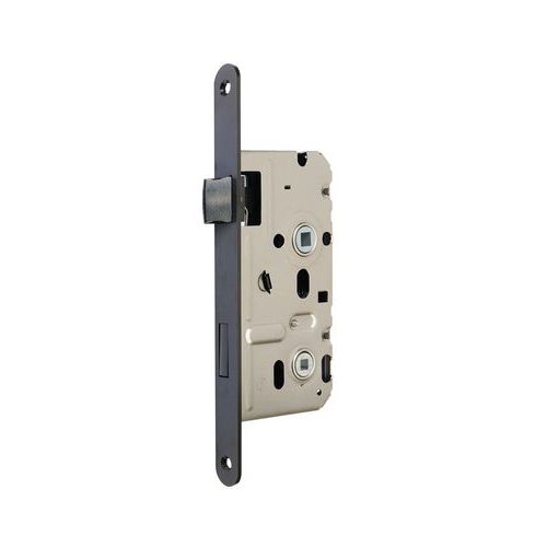 Zamki wpuszczane do klamki WC 20mm, lewe - Zamek wpuszczany do klamki WC 20mm lewy kolor czarny