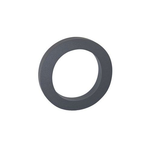 Numery aluminiowe w projekcie 3D o strukturalnej powierzchni, kolor antracytowy - Cyfra aluminiowa w projekcie 3D o strukturalnej powierzchni, znak „0