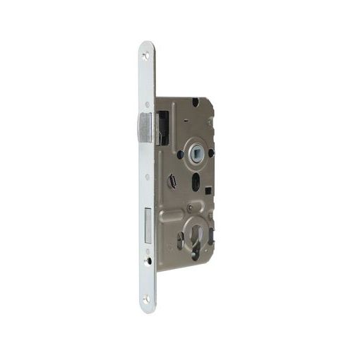 Zamki wpuszczane pod wkładkę patentową PZ prawą 20mm - Zamek wpuszczany pod wkładkę patentową PZ prawy 20mm, stal nierdzewna