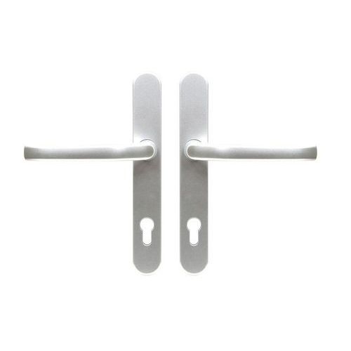 Klamki aluminiowe do drzwi plastikowych - Klamka aluminiowa do drzwi plastikowych, kolor srebrny fluorocarbon