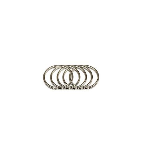 Standardowy brelok stalowy, 30mm, 5 szt