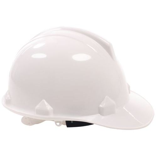 Kask ochronny Manutan Expert, 6-punktowy - Kask ochronny Manutan Expert, 6-punktowy, biały