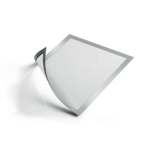 Ramki informacyjne DURAFRAME MAGNETIC A4, 5 szt. - Ramka informacyjna DURAFRAME MAGNETIC A4, 5 szt., srebrna