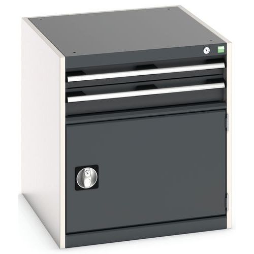 Warsztatowe szafki z szufladami Bott Cubio, 70 x 65 x 52,5-75 cm, 2 szuflady, 1 szafka - Warsztatowa szafka z szufladami Bott Cubio, 70 x 65 x 75 cm, 