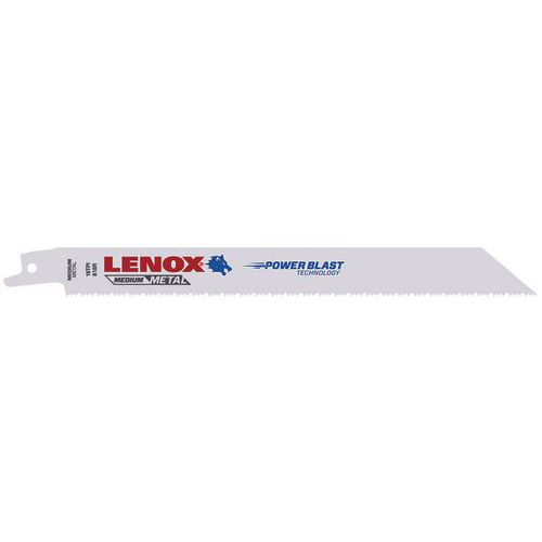 Brzeszczot bimetaliczny PowerBlast Lenox do metalu - Brzeszczot bimetaliczny PowerBlast Lenox do metalu, długość 203 mm, 18 zębów na centymetr