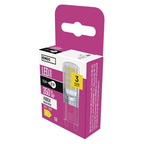 Żarówki LED Classic JC, trzonek G9, 2,5 W - Żarówka LED Classic JC, trzonek G9, 2,5 W, neutralna biel