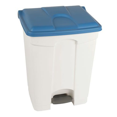 Kosze na śmieci Manutan Expert 70 l - Kosz na śmieci Manutan Expert, 70 l, biało-niebieski