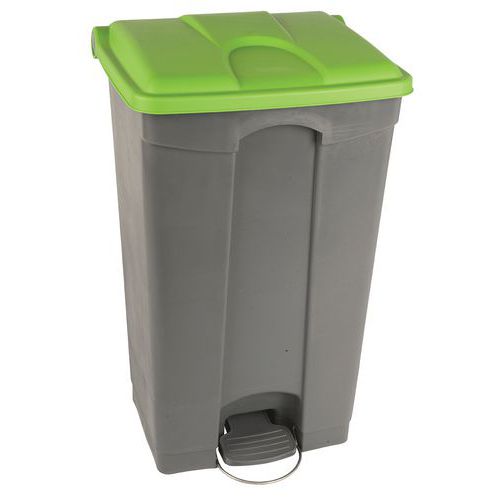Kosze na śmieci Manutan Expert, 90 l - Kosz na śmieci Manutan Expert, 90 l, zielony/szary
