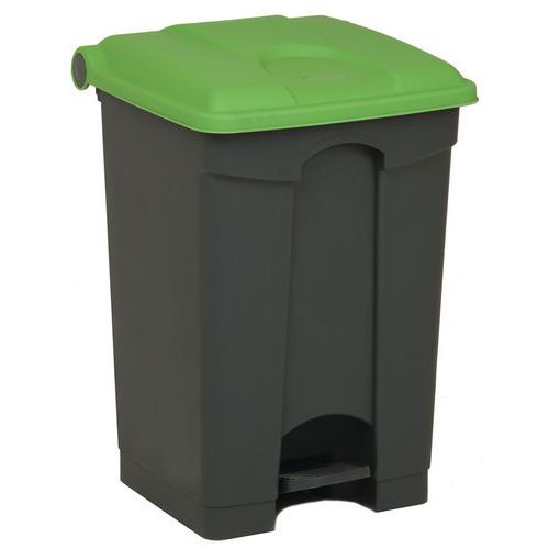 Kosze na śmieci Manutan Expert 45 l - Kosz na śmieci Manutan Expert, 45 l, zielony/szary