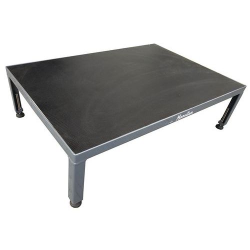 Stalowe podesty robocze Manutan Expert z regulacją wysokości - Stalowe podesty robocze Manutan Expert z regulacją wysokości, 610 × 910 mm, wysokość 25