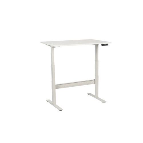 Stoły biurowe Manutan Expert z regulacją wysokości - Stół biurowy Manutan Expert z regulacją wysokości, 120 x 80 x 62,5 – 127,5 cm, wersja prosta, ABS