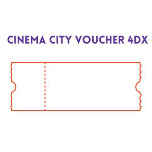 Cinema City Voucher 4DX - NIE NA SPRZEDAŻ Cinema City Voucher 4DX - NIE NA SPRZEDAŻ