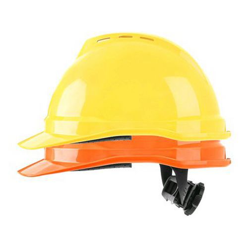 Kask MSA V-Gard 500 system wentylacji - Kask MSA V-Gard 500 system wentylacji, odblaskowy żółty