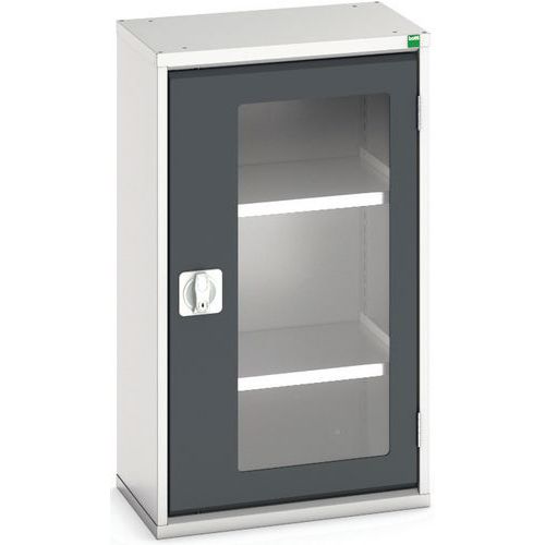 Szafy warsztatowe Bott Verso z przezroczystymi drzwiami, wysokość 90 cm - Szafka warsztatowa z przezroczystymi drzwiami Bott Verso, 90 x 52,5 x 35 cm,