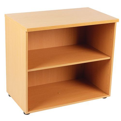 Szafka niska Calie Manutan Expert, 72 x 80 x 46 cm, otwarta, buk